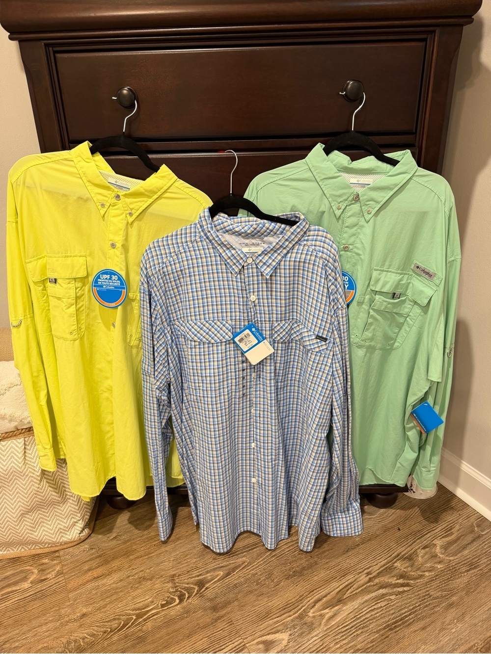 Columbia Men's Long-Sleeve Button up Shirt Bundle of 3 all NWT 😀 3X